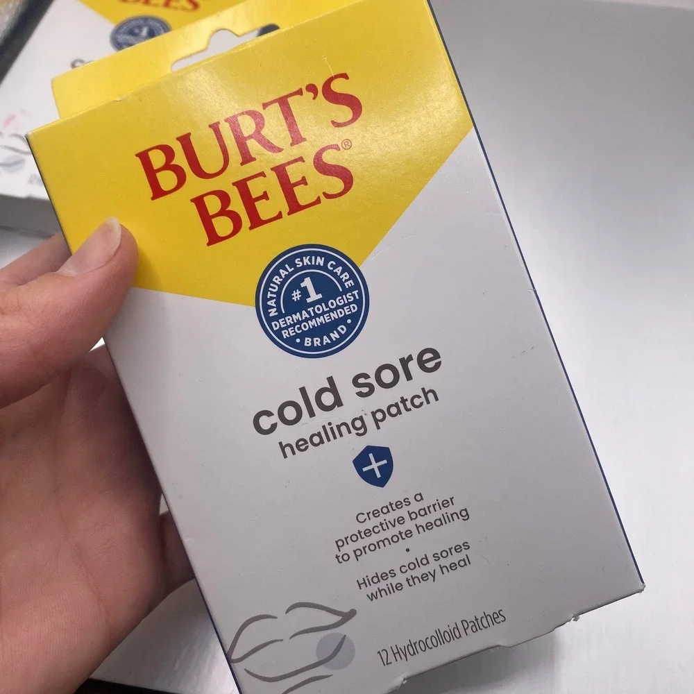 Burts Bees‎ Cold Sore Healing Patch 24 Count 2 Boxes Hydrocolloid Clear 2026 Exp